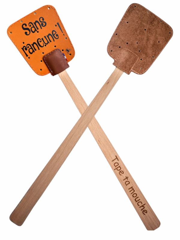 Tapette à mouche slogan « sans rancune » - 1